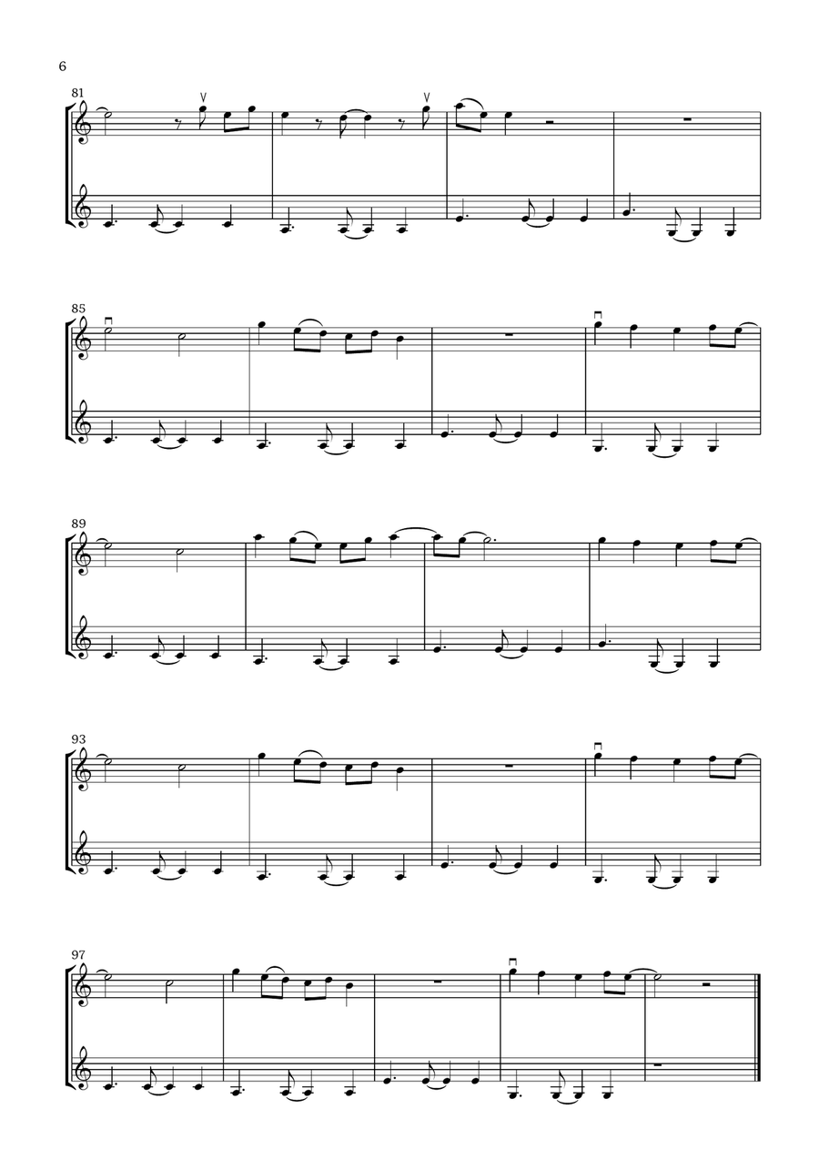 Save Your Tears Save Your Tears String Duet scores gallery preview page 6