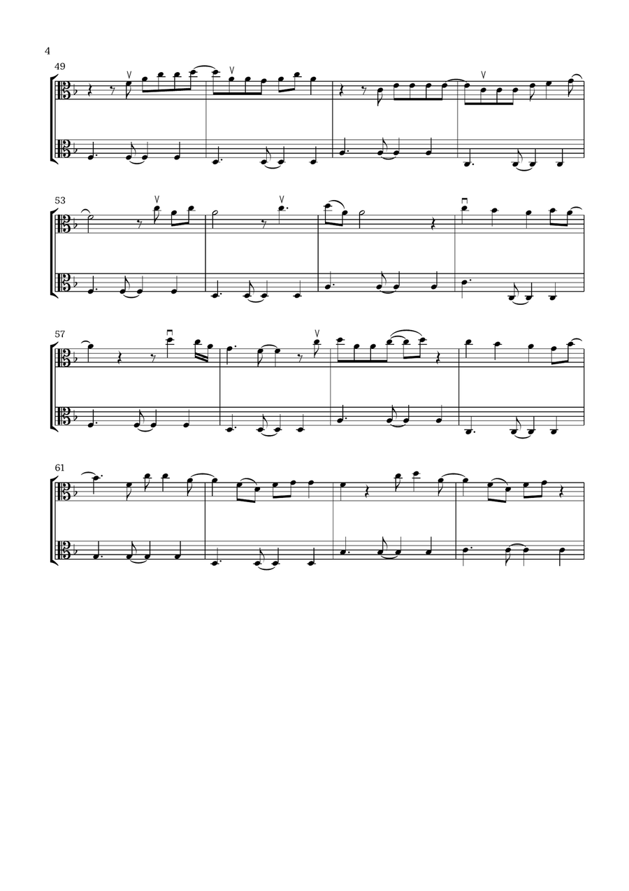 Save Your Tears Save Your Tears String Duet scores gallery preview page 4