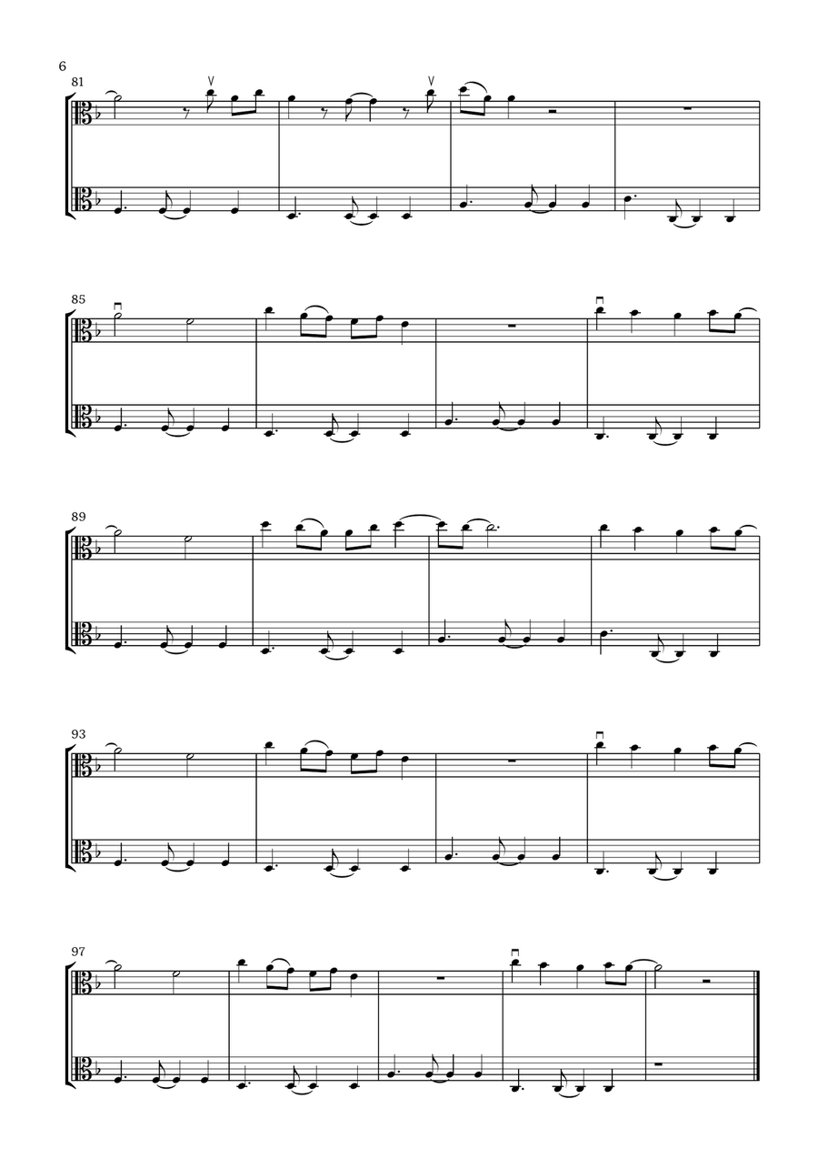 Save Your Tears Save Your Tears String Duet scores gallery preview page 6
