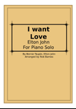I Want Love