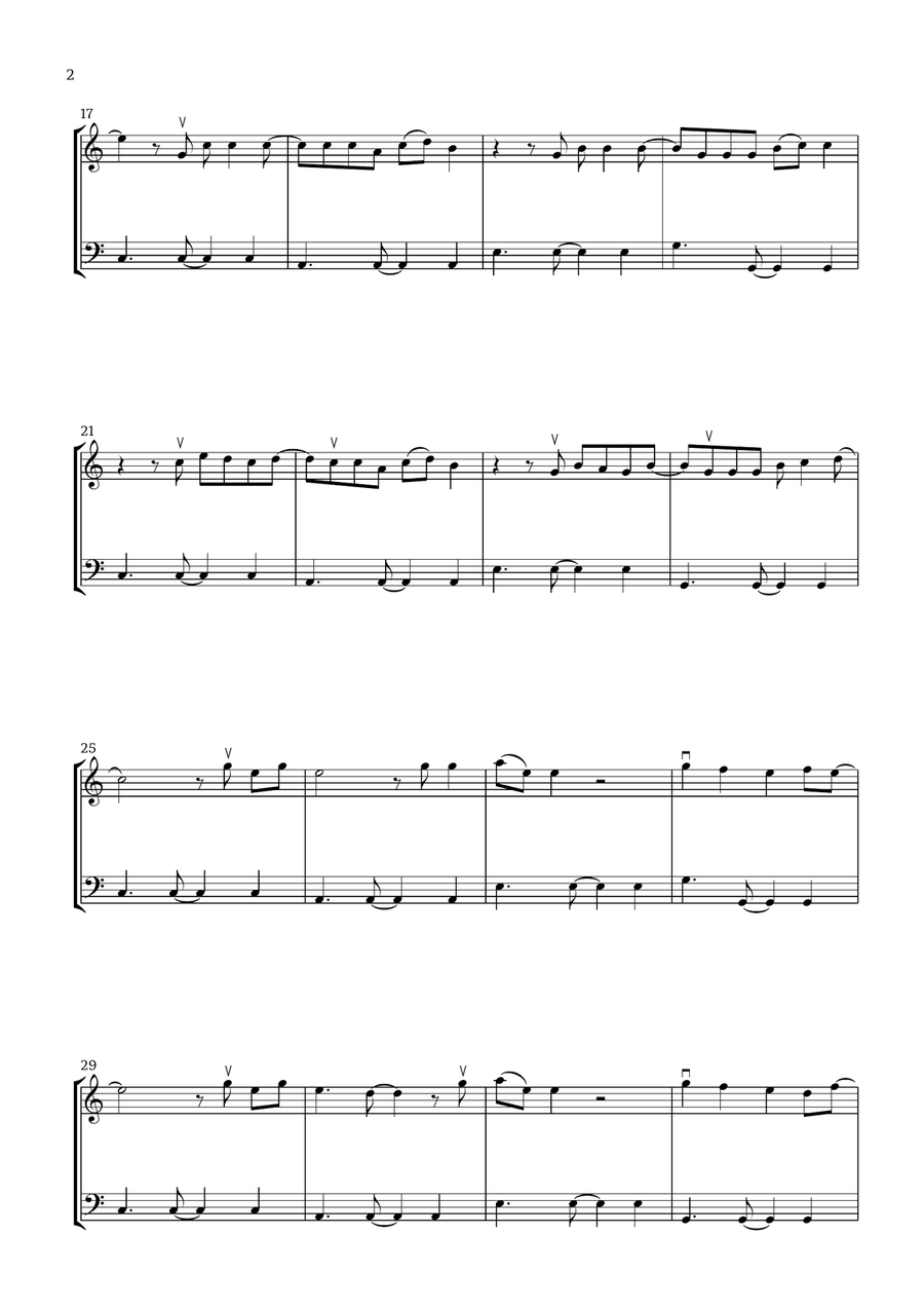 Save Your Tears String Duet scores gallery preview page 2