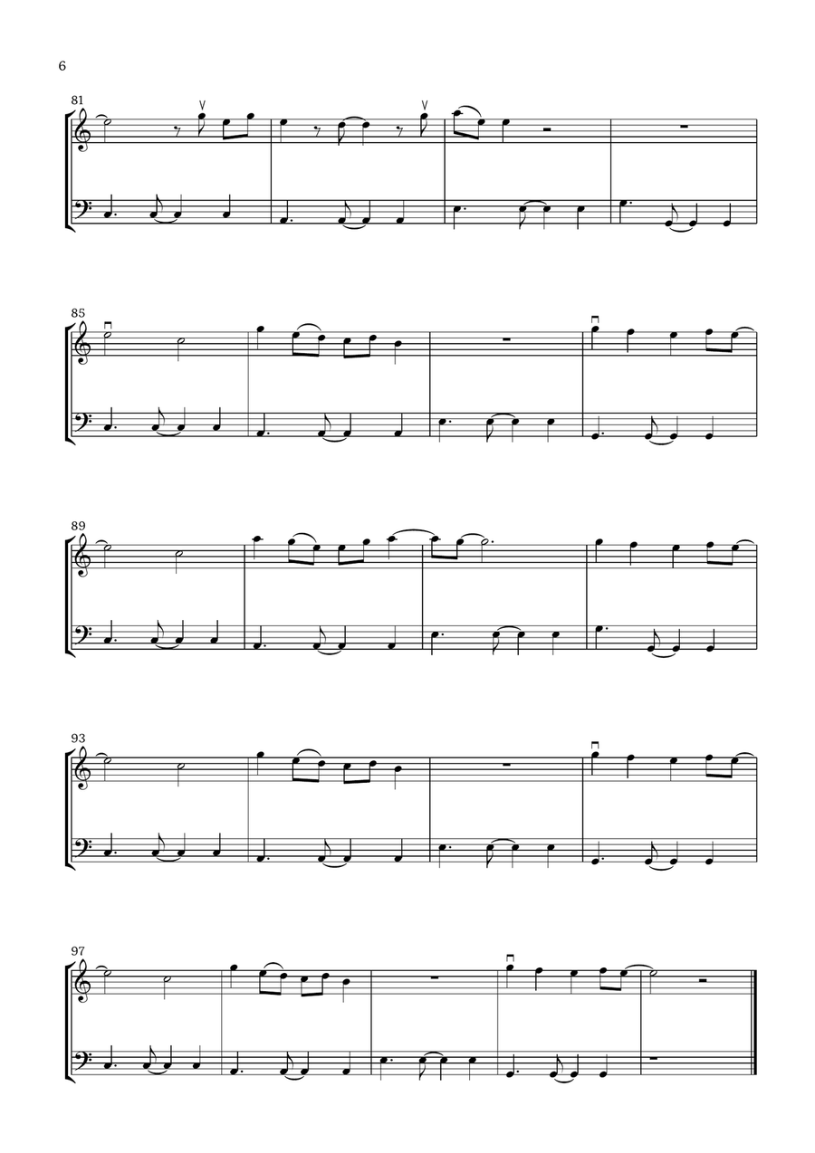 Save Your Tears String Duet scores gallery preview page 6
