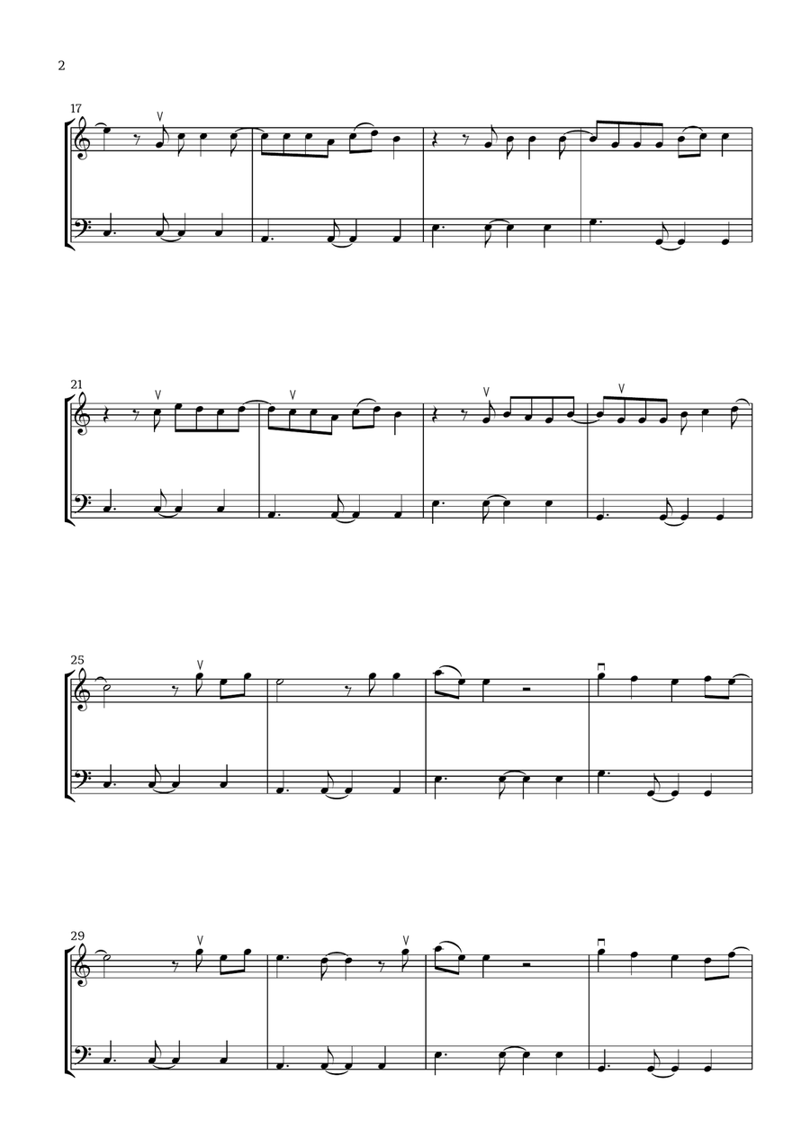 Save Your Tears String Duet scores gallery preview page 2
