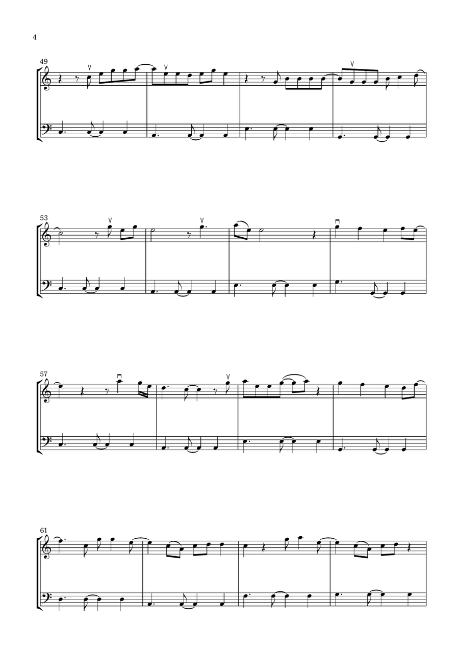 Save Your Tears String Duet scores gallery preview page 4