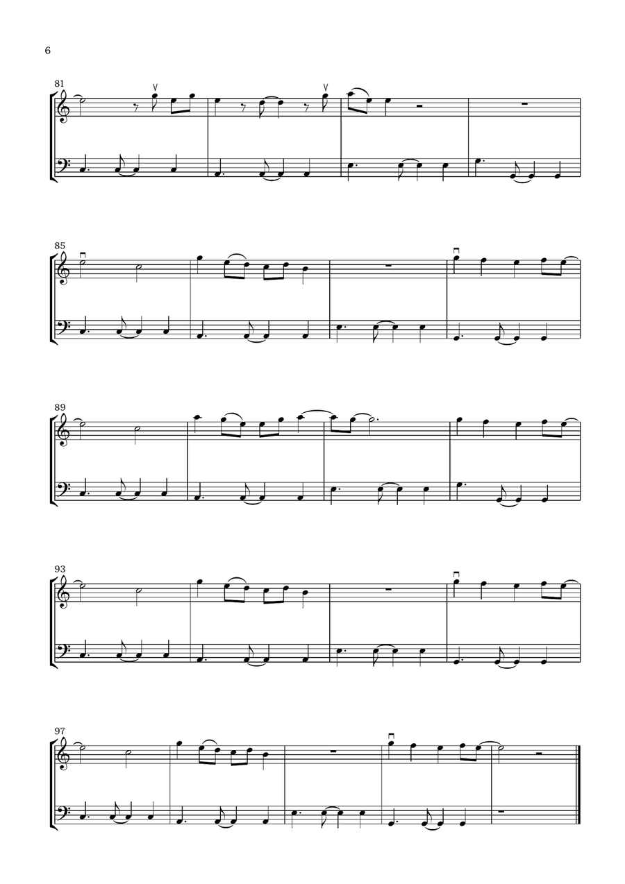 Save Your Tears String Duet scores gallery preview page 6