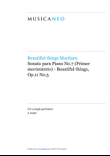 Sonata para Piano No.7 (Primer Movimiento)-Beautiful things Op.11 No.5
