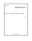 Concerto for Soprano Saxophone and Orchestra