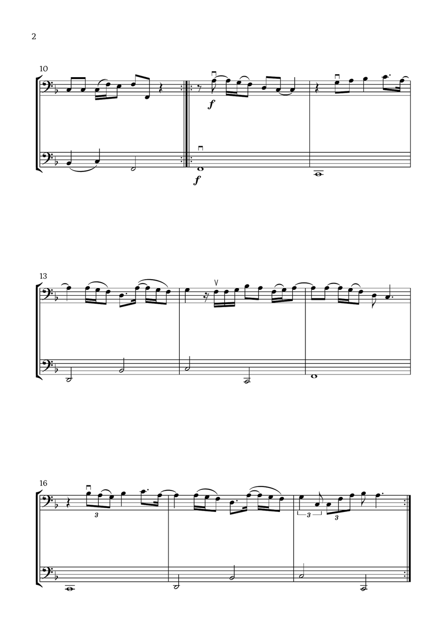 Dos Oruguitas Dos Oruguitas String Duet scores gallery preview page 2