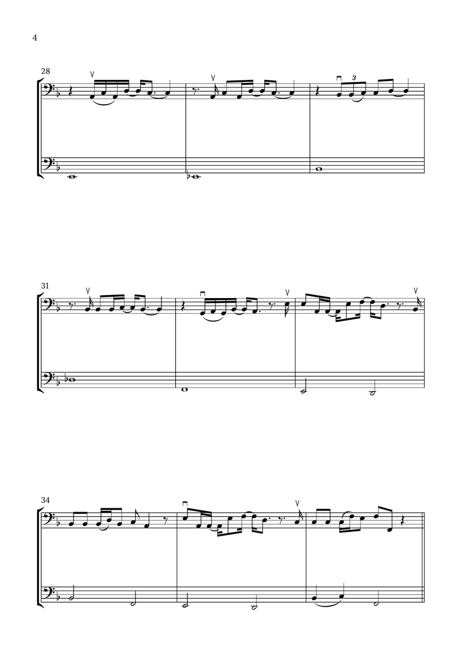 Dos Oruguitas Dos Oruguitas String Duet scores gallery preview page 4