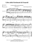 Libro delle Partimenti di Fenaroli con alcune modifiche segnate nella partitura