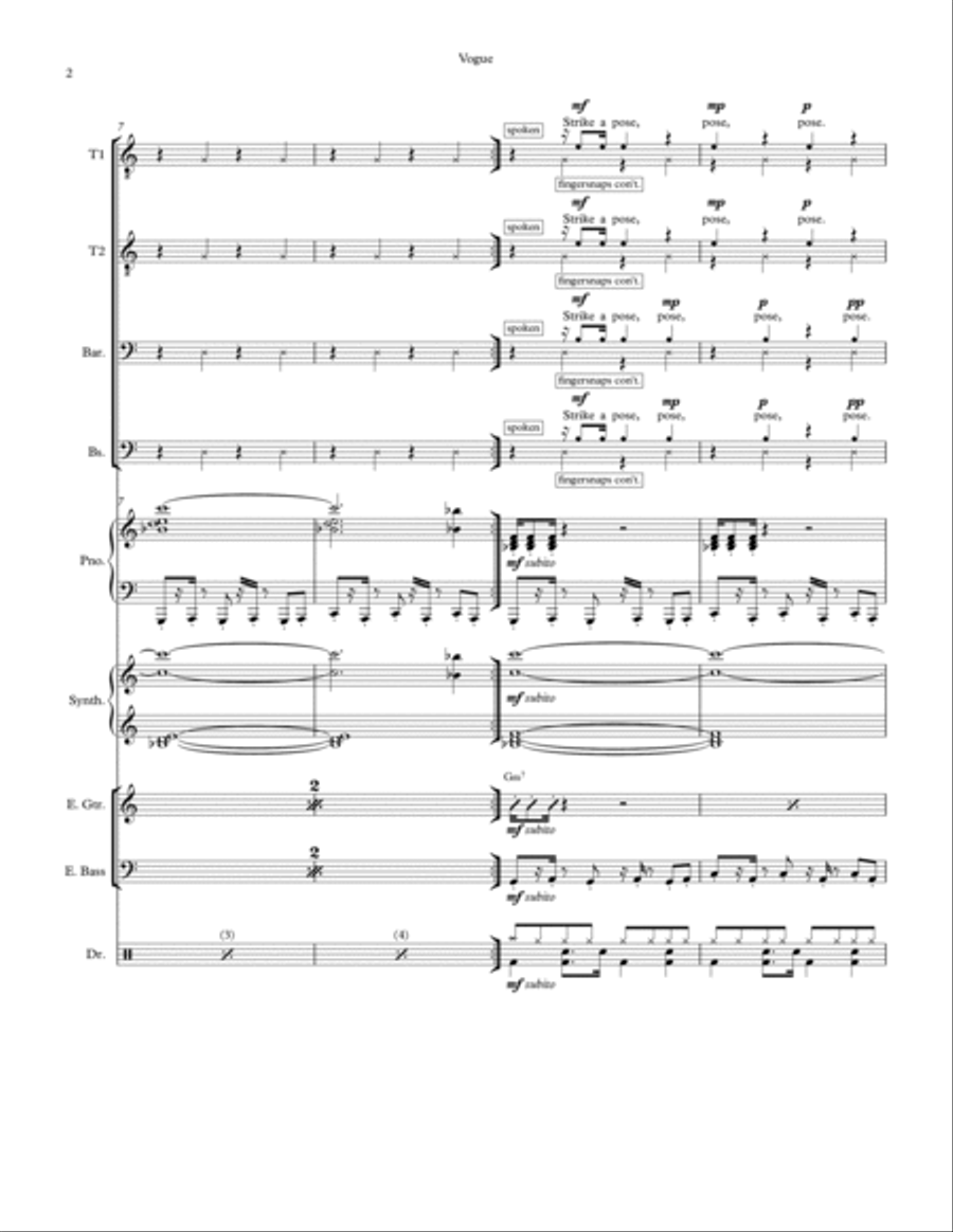 Vogue Small Ensemble scores gallery preview page 2
