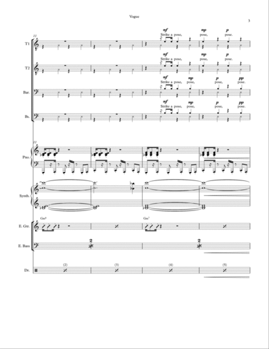 Vogue Small Ensemble scores gallery preview page 3