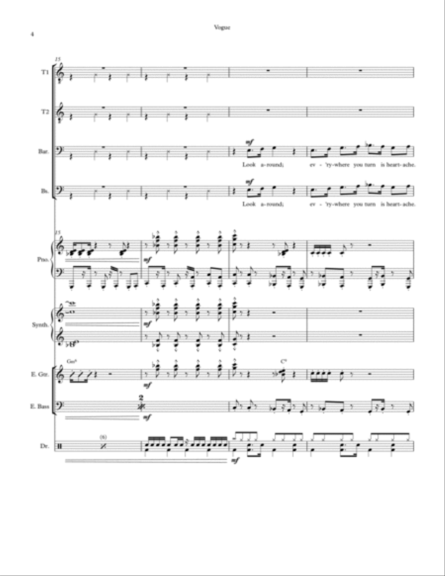 Vogue Small Ensemble scores gallery preview page 4