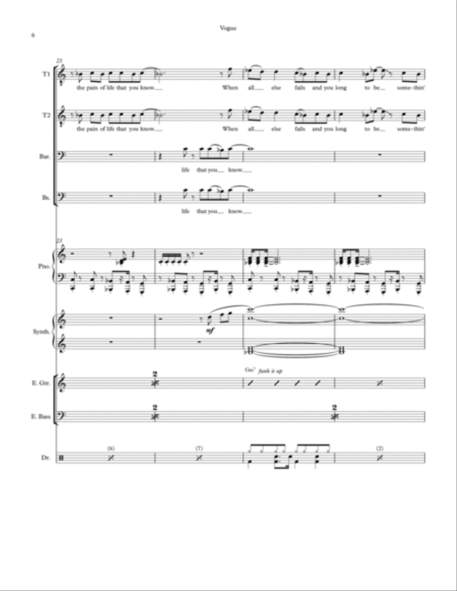 Vogue Small Ensemble scores gallery preview page 6