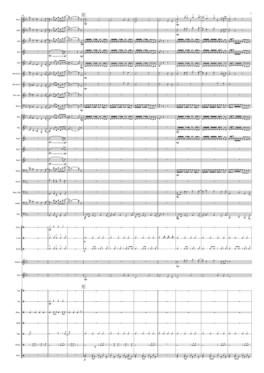 We Don't Talk About Bruno Marching Band scores gallery preview page 3