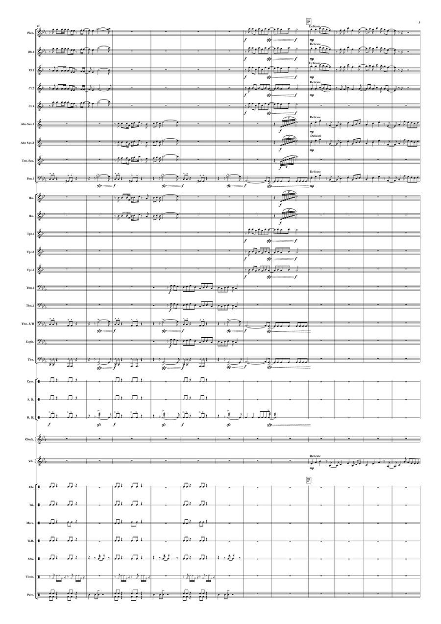 We Don't Talk About Bruno Marching Band scores gallery preview page 5