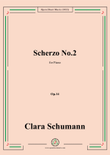 Clara Schumann-Scherzo No.2,Op.14,for Piano mini preview