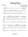 Danny Boy for Voice & Piano in C