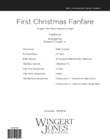 First Christmas Fanfare (Score)
