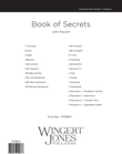 Book of Secrets (Score)