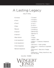 A Lasting Legacy (Score)