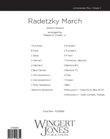 Radetzky March (Score) mini preview