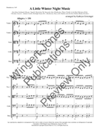 A Little Winter Night Music String Orchestra scores gallery preview page 4