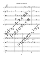 A Little Winter Night Music String Orchestra scores gallery preview page 8