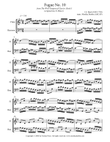 Bach Fugue No. 10 for Woodwind Duet (Flute and Bassoon)