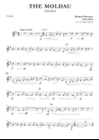 The Moldau for Violin and Piano