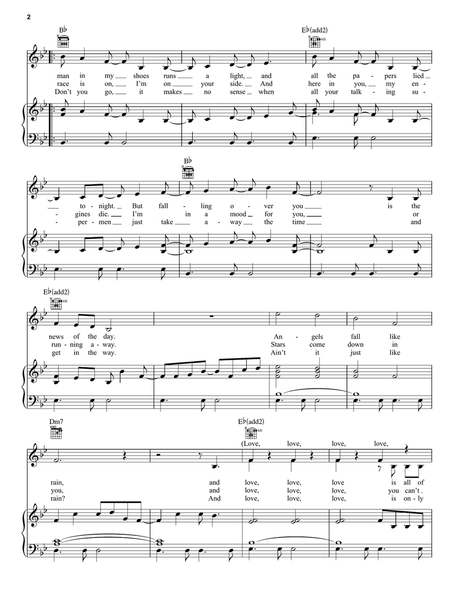 The Ghost In You The Ghost In You Piano, Vocal, Guitar scores gallery preview page 2