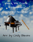 Here We Come A-Wassailing, Piano and Recorder mini preview