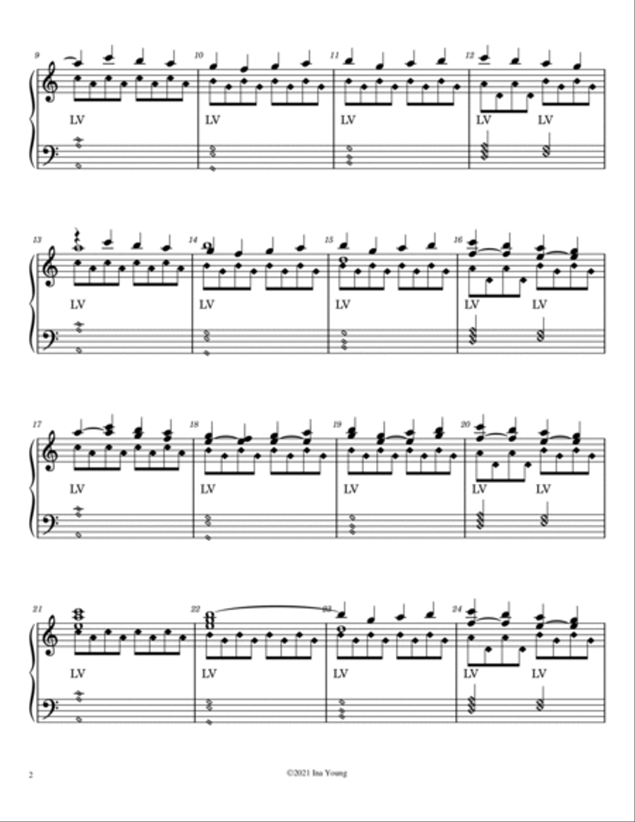 Manta Ray for Handbells and Chimes (3 oct.) 3-Octaves scores gallery preview page 2
