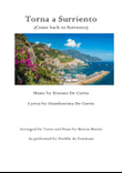 Torna a Surriento (Come back to Sorrento) for Tenor and Piano