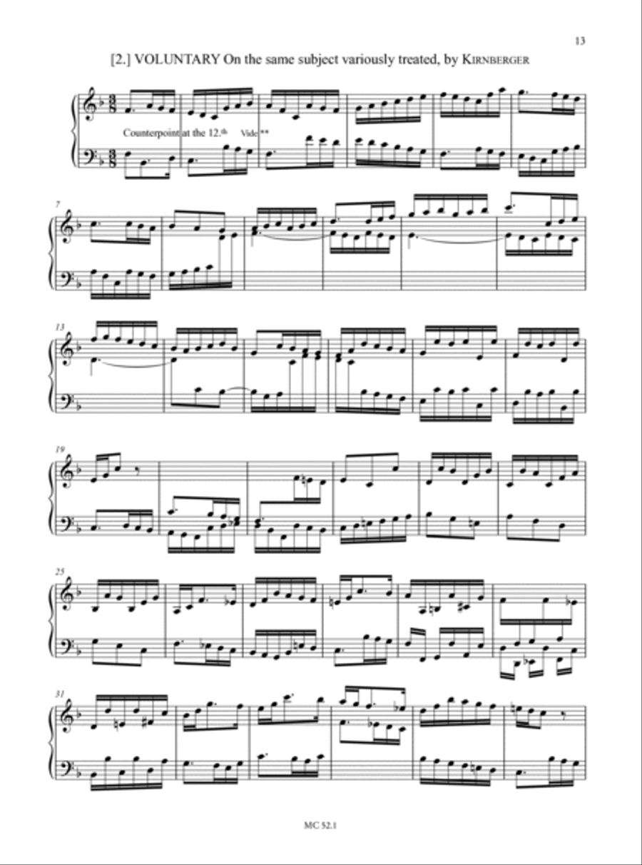 Clementi’s Selection of Practical Harmony WO 7 for Organ or Piano - Vol. 1 Organ scores gallery preview page 3