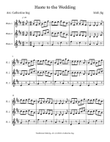 Haste to the Wedding - Flute Trio