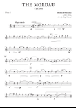 The Moldau for Two Flutes and Piano