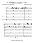 Z 26 for Harp, Percussion a Voce