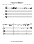 Z 25 for String Quartet