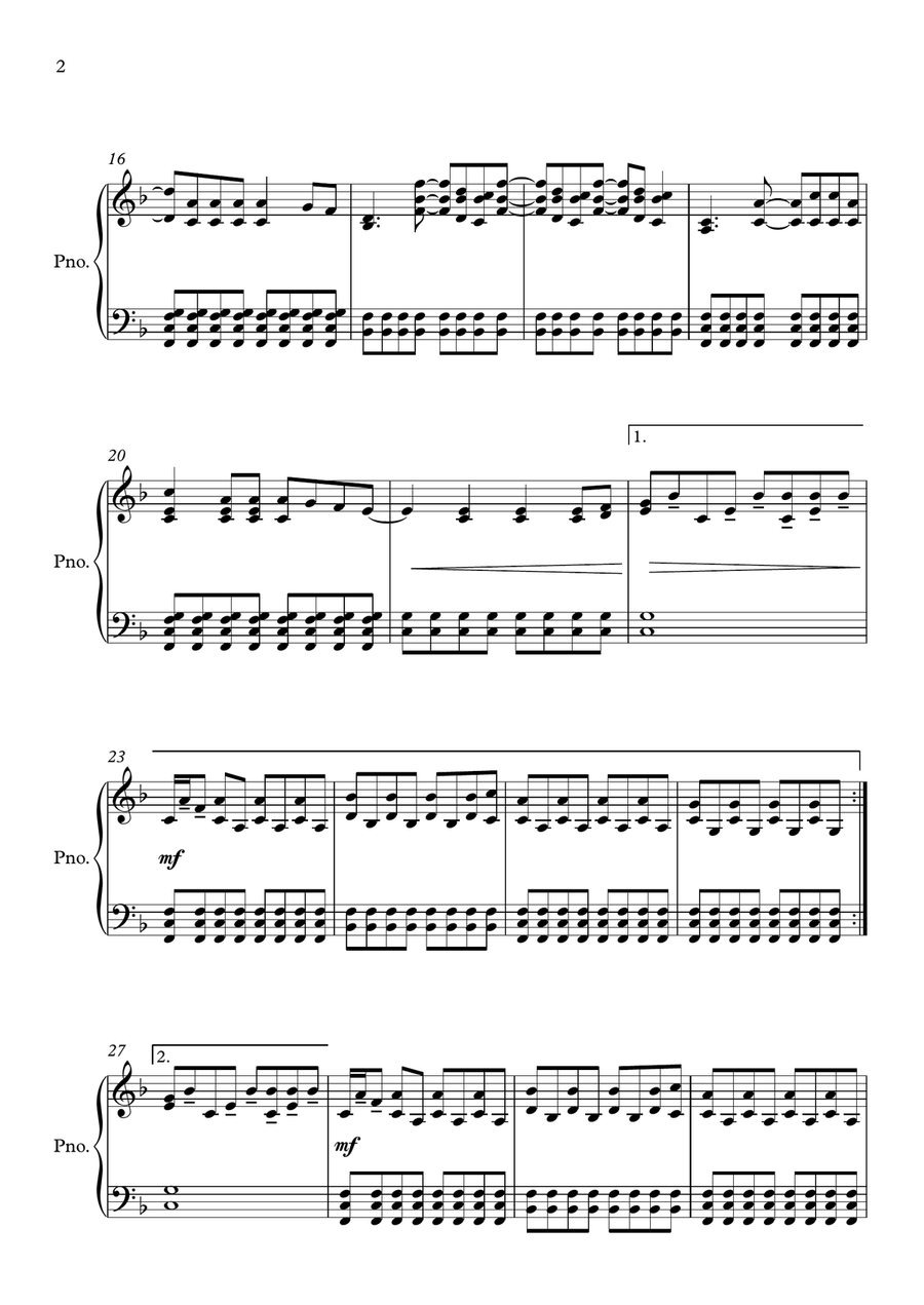 The Scientist The Scientist Piano Solo scores gallery preview page 2
