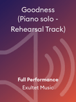 Goodness (Piano solo - Rehearsal Track) mini preview