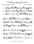 Z 40 (flutter, or chase) for Trumpets