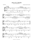 Aria in G Minor (from Lute Partita No. 6)