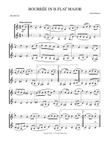 Bourrée in B-flat Major