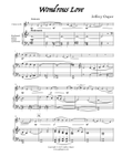 Wondrous Love (for Clarinet)
