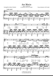 Ave Maria by Schubert (Piano & Voice Parts in Latin)