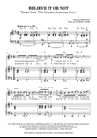 Believe It Or Not (theme From 