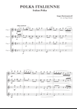 Italian Polka for Flute Quartet