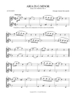 Aria in G Minor (from Lute Partita No. 6)