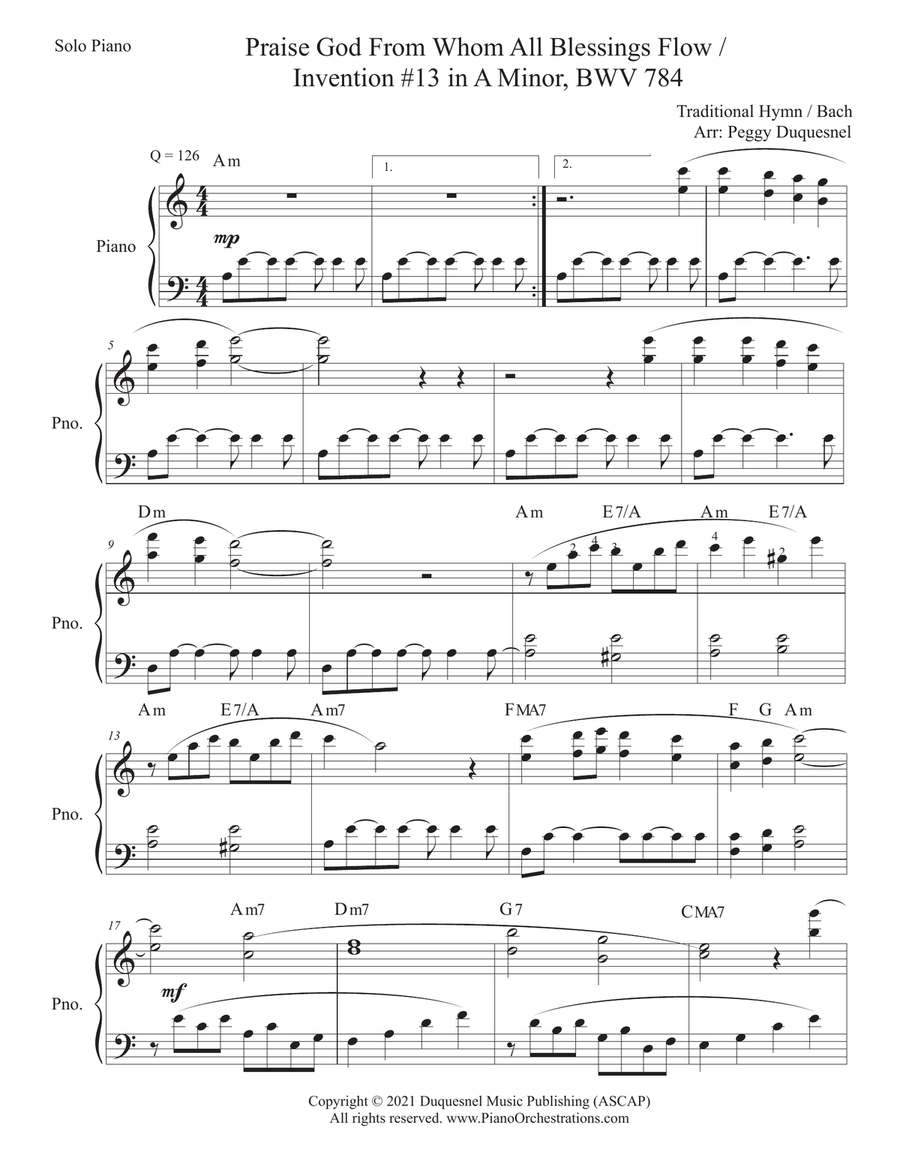 Piano for My Soul - Volume One (Hymns and Classics - Piano Solos) Piano Solo scores gallery preview page 6